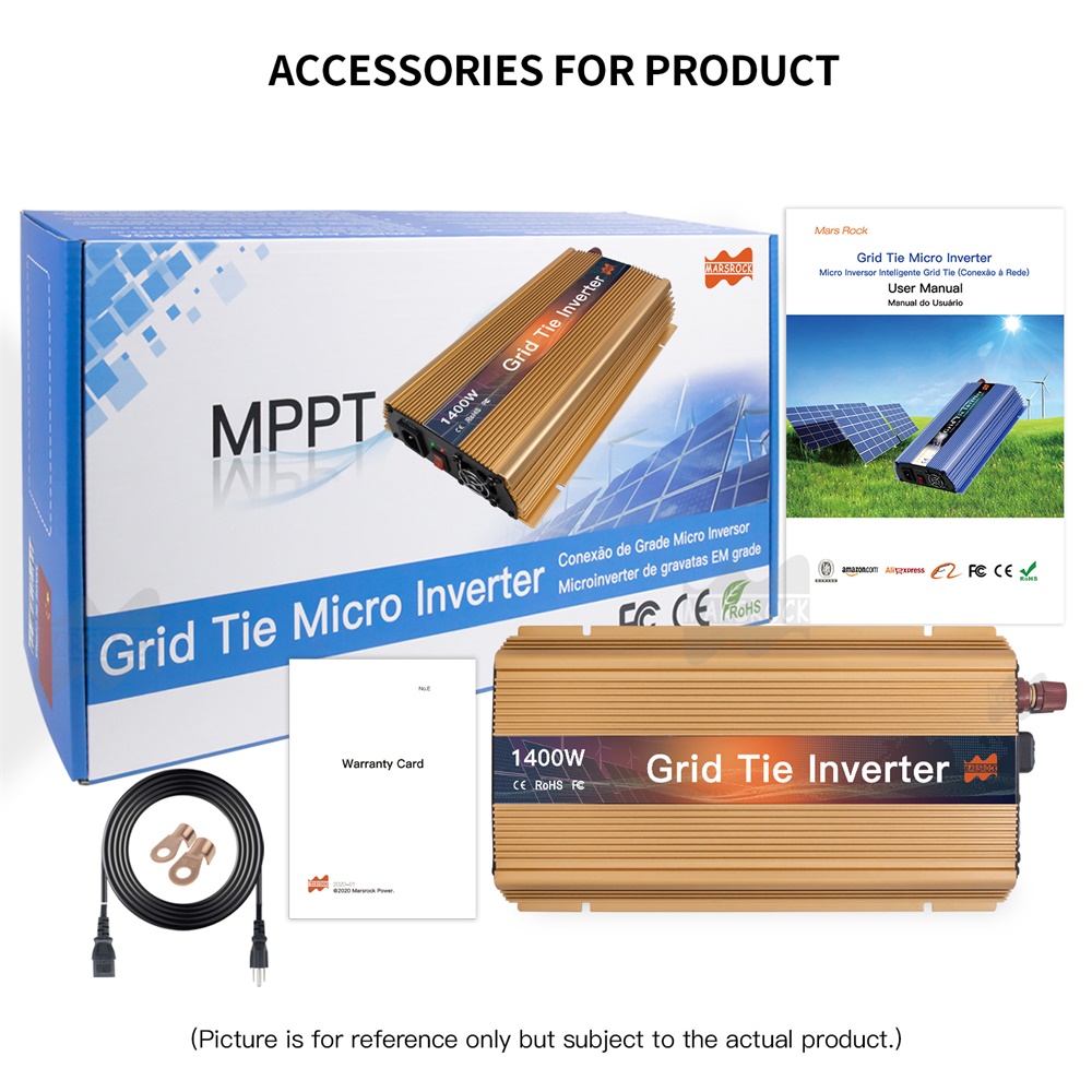 Micro Inverter 1400W Solar Grid Tie - Сетевой микроинвертор для солнечных батарей 1000-1400