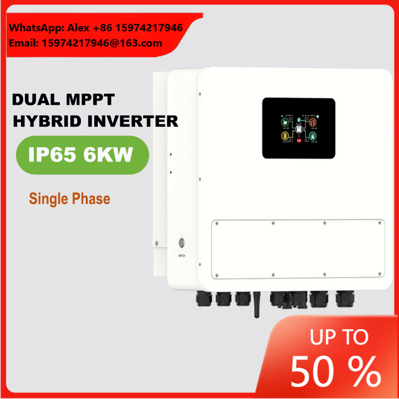 Off Grid Solar Inverter 48V 6000W - IP65 48В 6кВт однофазный низковольтный гибридный