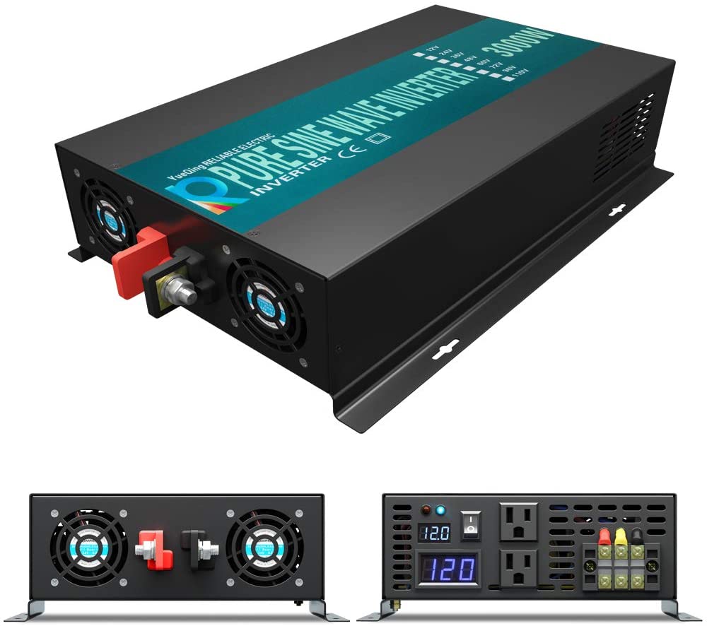 Inverter Pure Sine Wave 60Hz 120V 3000W - Инвертор чистой синусоиды 3000 Вт, солнечная
