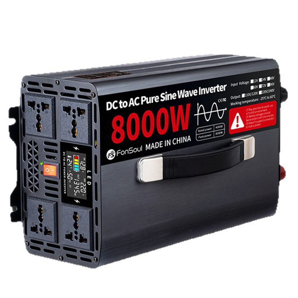 Pure Sine Wave Inverter 5000W 48V 220V - Портативный инвертор с чистой синусоидой для