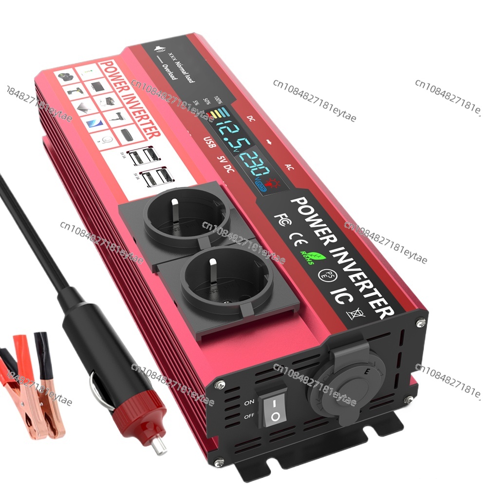 Power Inverter 12V 220V 4000W Continuous - Инвертор 12В в 220В, пиковая мощность