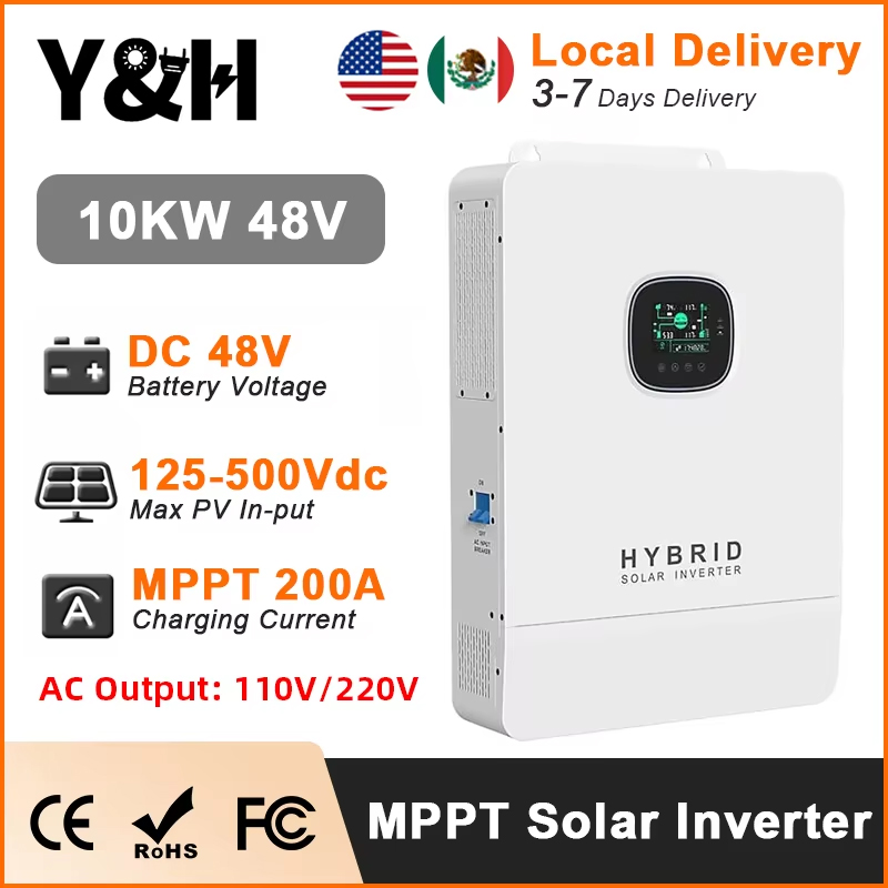 Split Phase Inverter 10Kw 110V 220V - Гибридный солнечный инвертор Y&H 10 кВт,