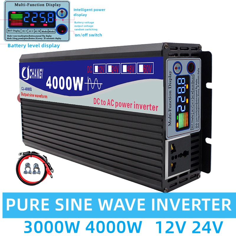 Inverter Pure Sine Wave 60Hz 120V 3000W - Инвертор немодулированного синусоидального сигнала 12 В