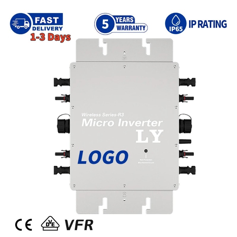 Micro Inverter 1400W Solar Grid Tie - Водонепроницаемый микроинвертор с солнечной сеткой, Wi-Fi