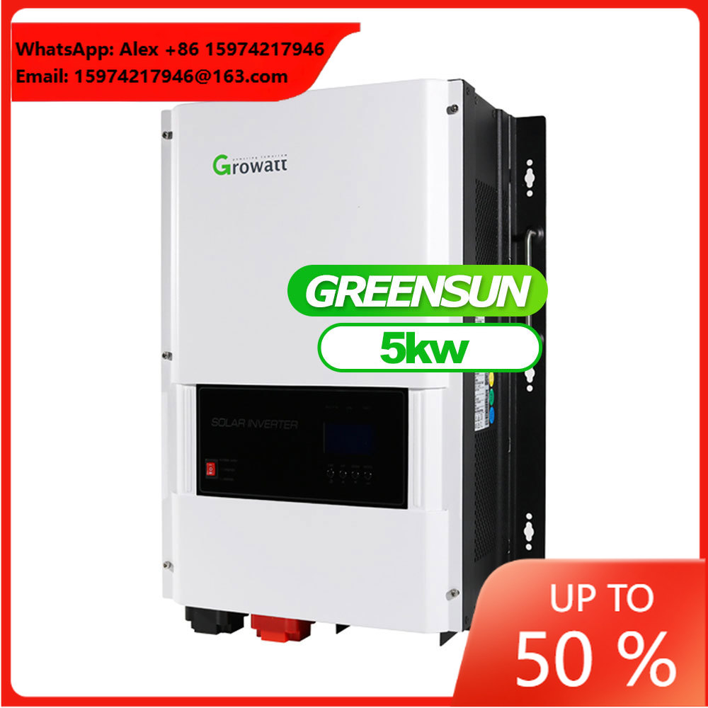 Off Grid Solar Inverter 48V 6000W - Гибридный инвертор Growatt для автономных систем