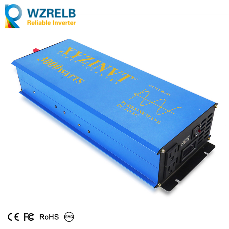 Inverter Pure Sine Wave 60Hz 120V 3000W - 3000 Вт инвертор солнечной энергии 24