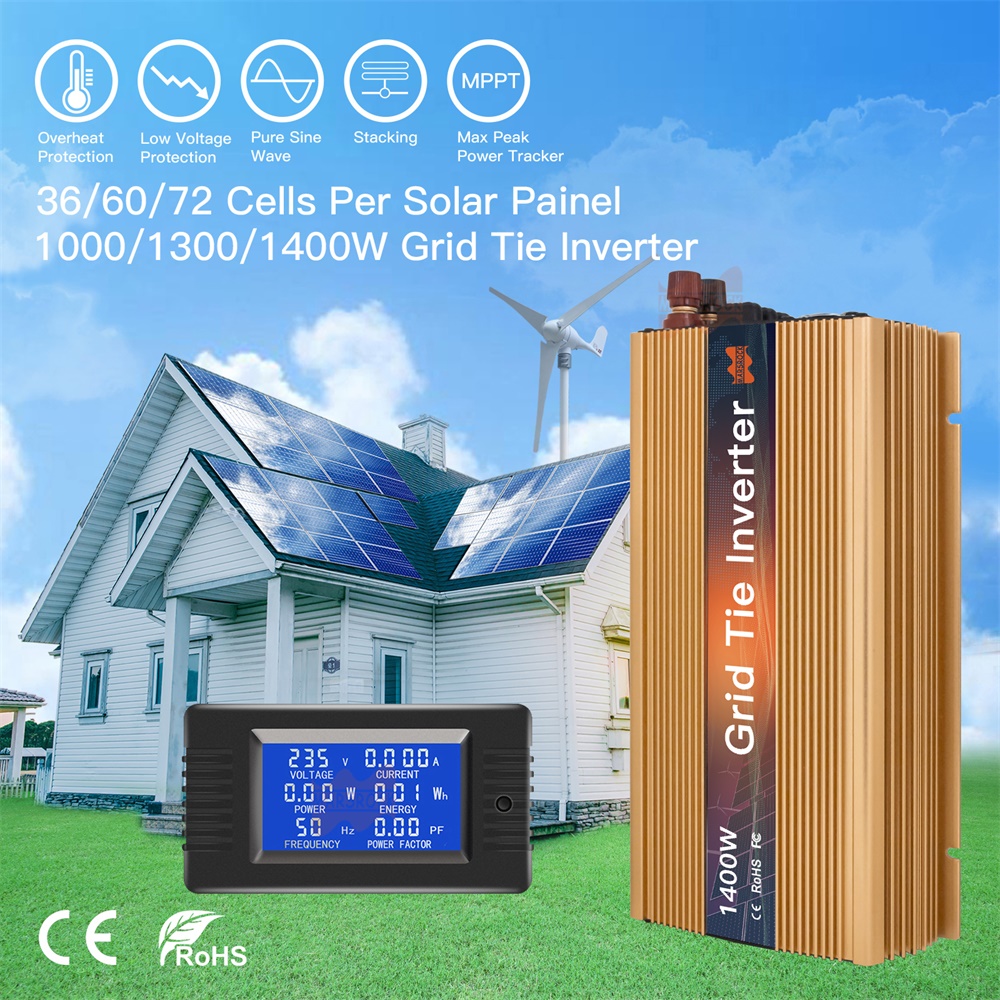 Сетевой микроинвертор для солн – обзор и цена Micro Inverter 1400W Solar Grid Tie