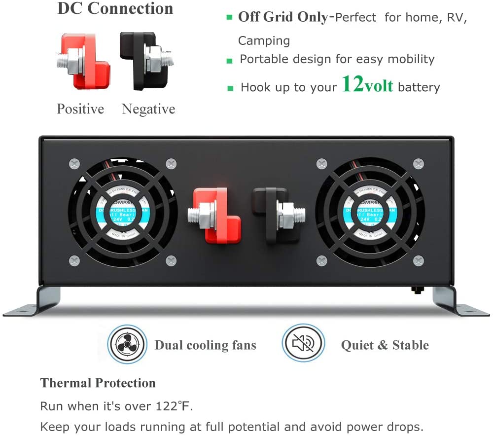 Инвертор солнечной энергии с ч – обзор и цена Pure Sine Wave Inverter 5000W 48V 220V