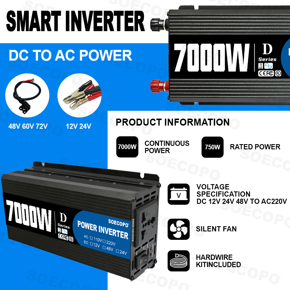 Автомобильный инвертор 6000-10 – обзор и цена Off Grid Solar Inverter 48V 6000W