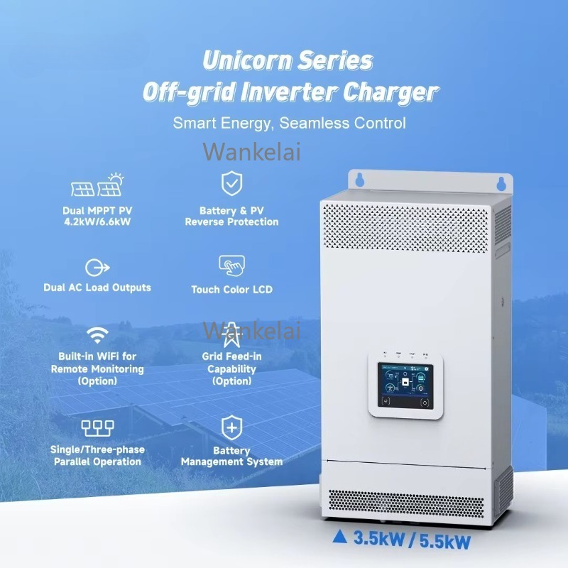 3,5 кВт 5,5 кВт 6 кВт 48 В гиб – обзор и цена Hybrid Solar Inverter 5.5Kw Mppt 48V