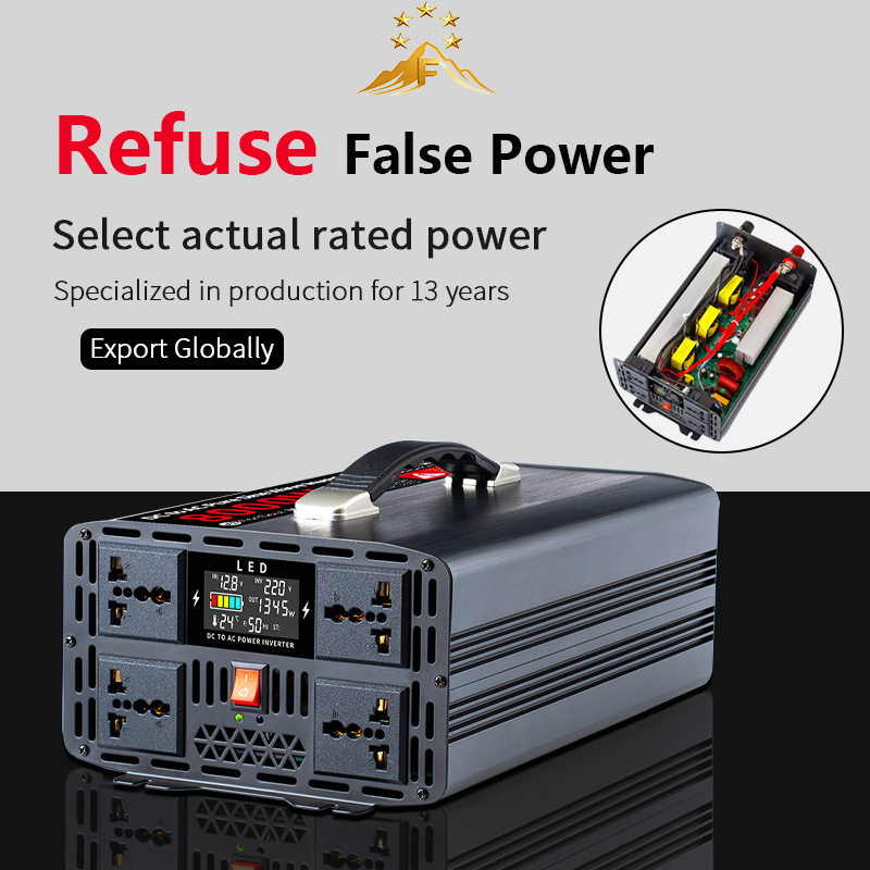 Портативный инвертор с чистой  – обзор и цена Pure Sine Wave Inverter 5000W 48V 220V