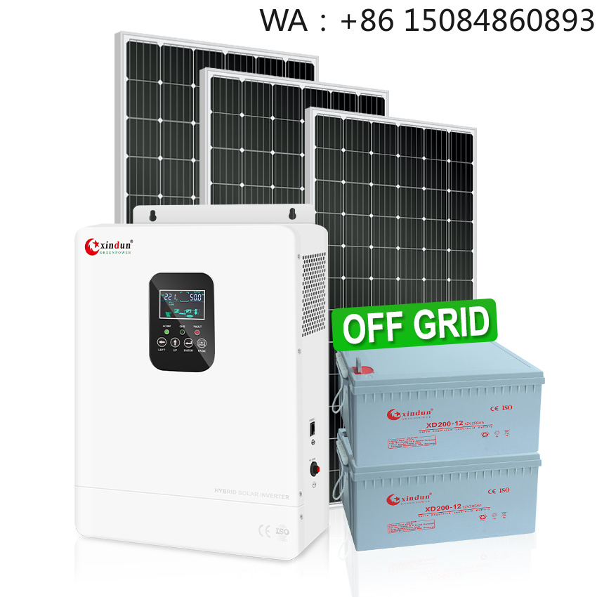 Гибридный солнечный инвертор 3 – обзор и цена Hybrid Solar Inverter 5.5Kw Mppt 48V