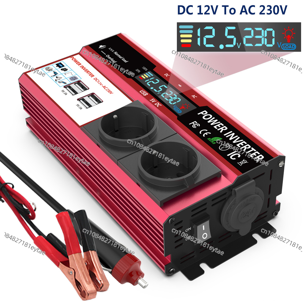 Инвертор 12В в 220В, пиковая м – обзор и цена Power Inverter 12V 220V 4000W Continuous