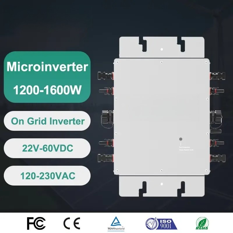 Умный Wi-Fi микроинвертор для  – обзор и цена Micro Inverter 1400W Solar Grid Tie
