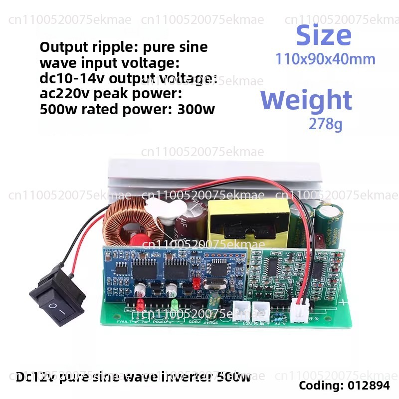 500 Вт/1000 Вт чистый синусоид – обзор и цена Pure Sine Wave Inverter Board 24V 48V
