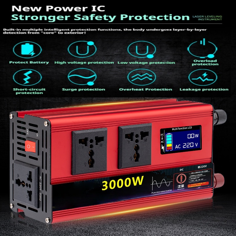 Инвертор с чистой синусоидой 5 – обзор и цена Pure Sine Wave Inverter 5000W 48V 220V