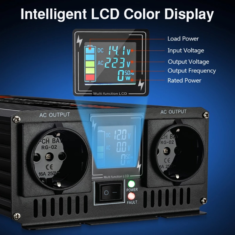 Инвертор солнечной энергии с ч – обзор и цена Pure Sine Wave Inverter 5000W 48V 220V