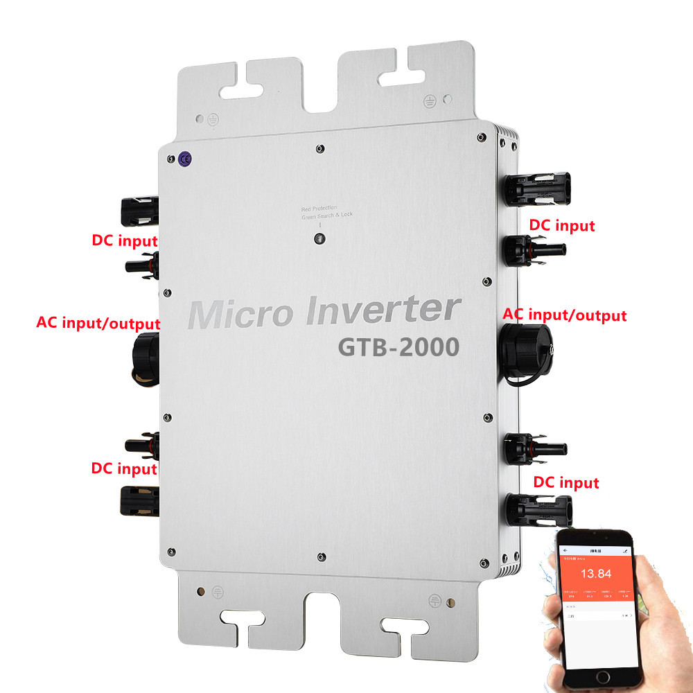 2000 Вт 2400 Вт 2800 Вт микро  – обзор и цена Grid Tie Inverter Limiter 2000W