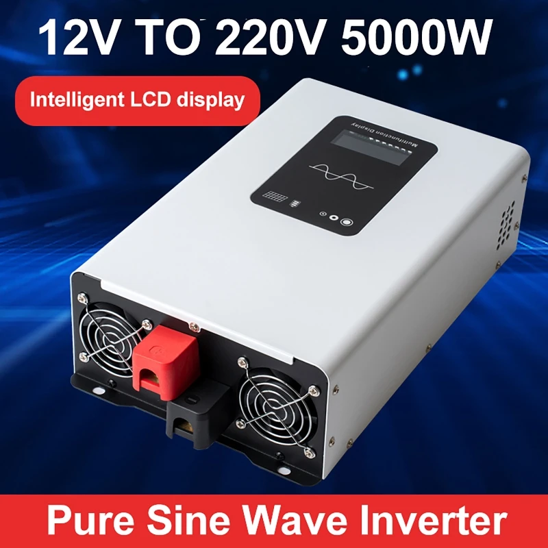 Инвертор чистой синусоиды 3000 – обзор и цена Pure Sine Wave Inverter 5000W 48V 220V