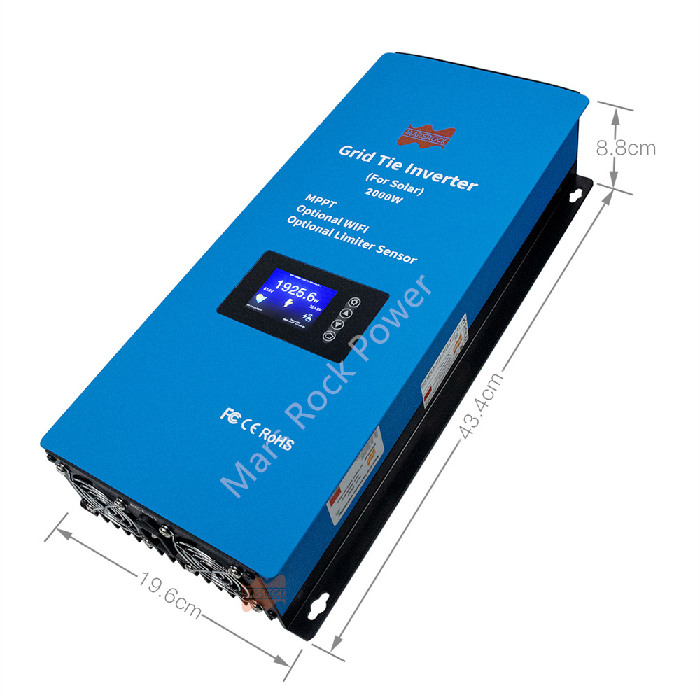 Сетевой солнечный инвертор 200 – обзор и цена Grid Tie Inverter Limiter 2000W