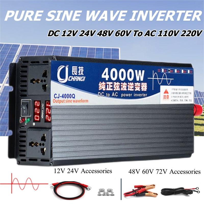 4000 Вт/5000 Вт/5500 Вт/3000 В – обзор и цена Inverter Pure Sine Wave 60Hz 120V 3000W