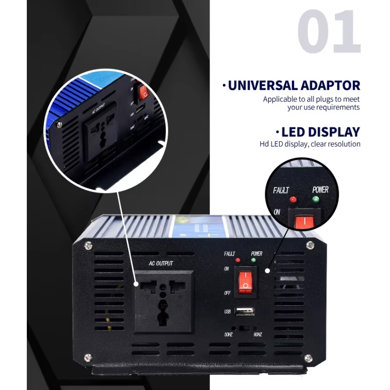 【Хит продаж】Инвертор 5000-9000 – обзор и цена Pure Sine Wave Inverter 5000W 48V 220V