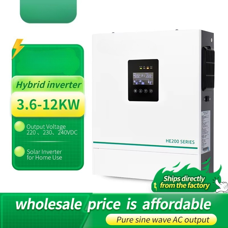 Гибридный солнечный инвертор 3 – обзор и цена Hybrid Solar Inverter 5.5Kw Mppt 48V