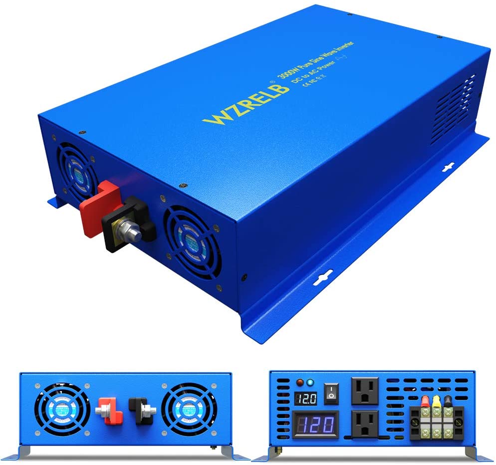 Инвертор чистой синусоиды 3000 – обзор и цена Inverter Pure Sine Wave 60Hz 120V 3000W