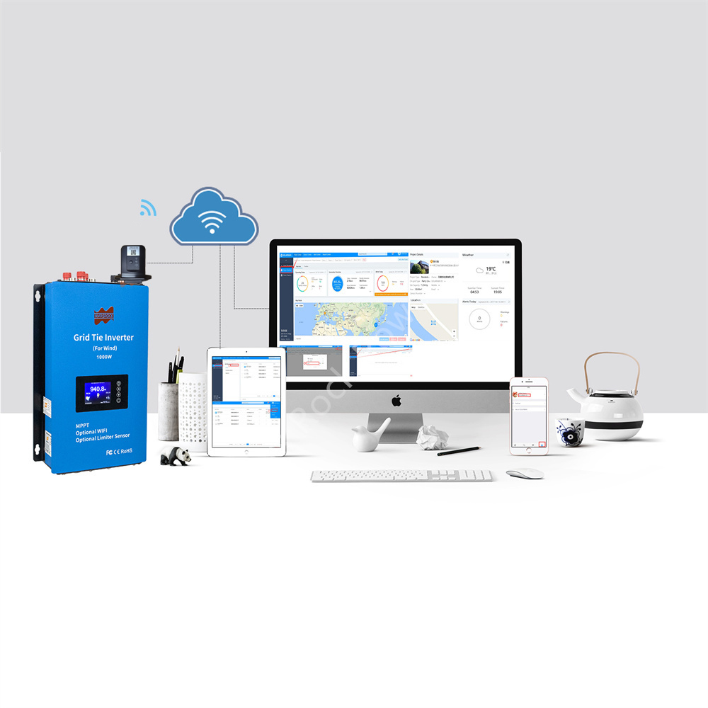 Инвертор ветровой MPPT мощност – обзор и цена Grid Tie Inverter Limiter 2000W