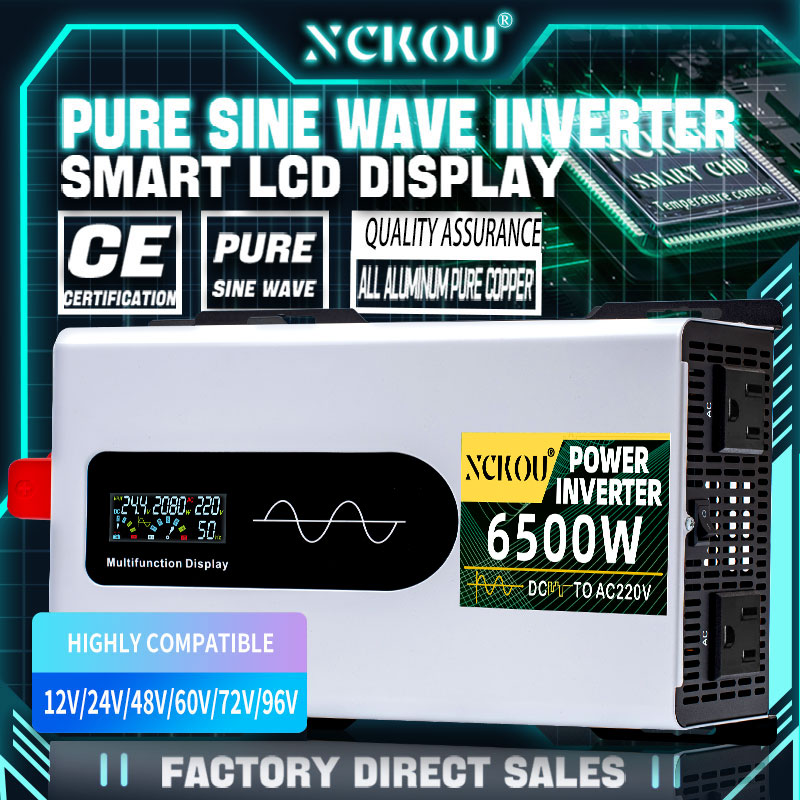 Инвертор 12 В 24 В 48 В 72 В P – обзор и цена Pure Sine Wave Inverter 5000W 48V 220V