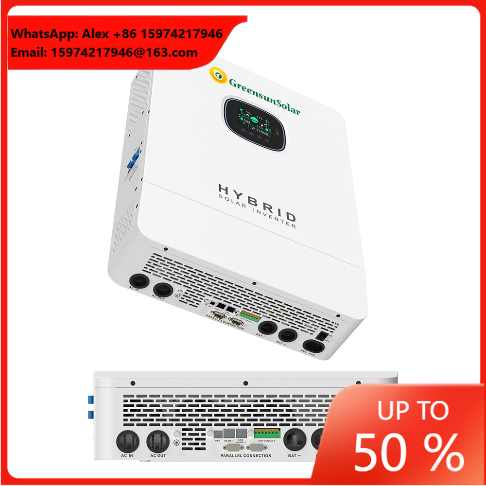 Гибридный солнечный инвертор M – обзор и цена Hybrid Solar Inverter 5.5Kw Mppt 48V