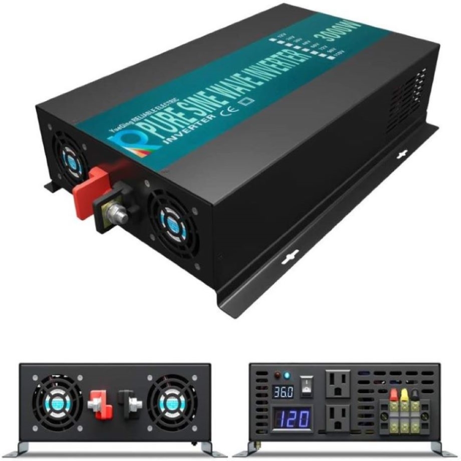 Инвертор чистой синусоиды 3000 – обзор и цена Inverter Pure Sine Wave 60Hz 120V 3000W