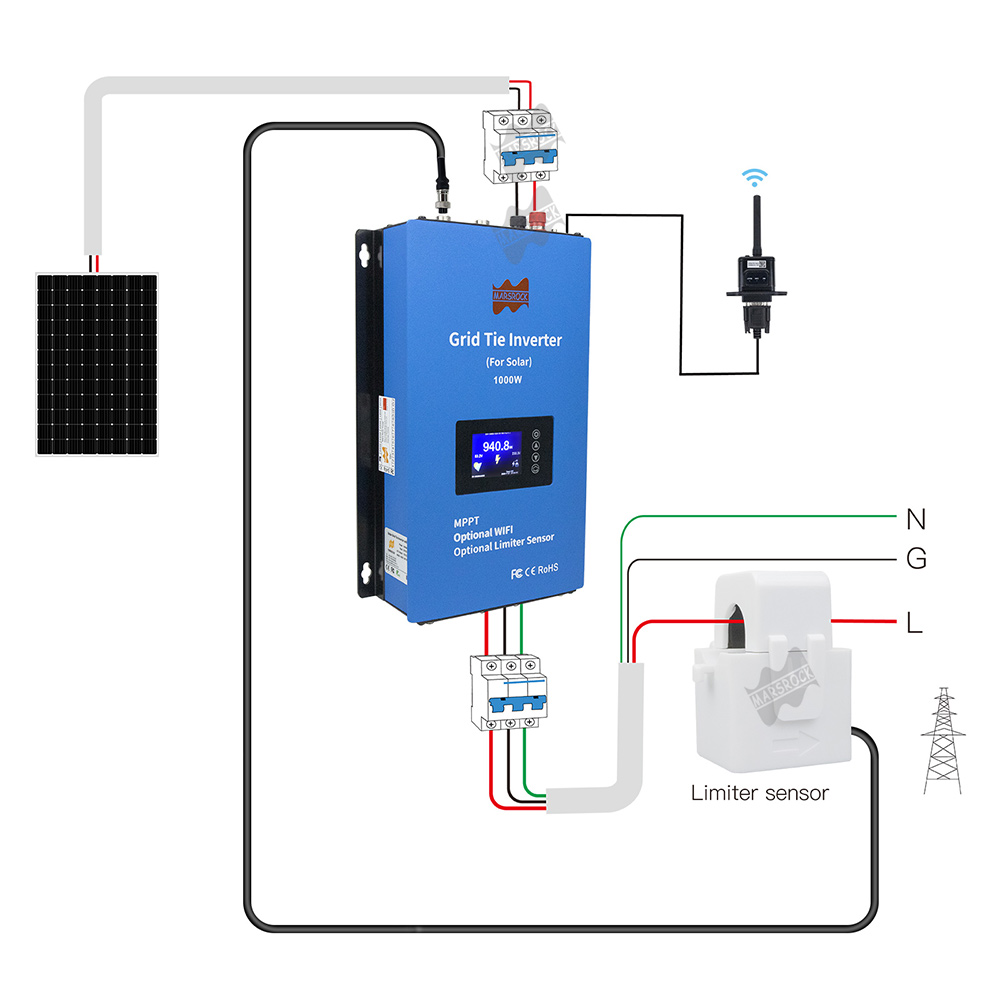 Кабель датчика ограничения 20  – обзор и цена Grid Tie Inverter Limiter 2000W