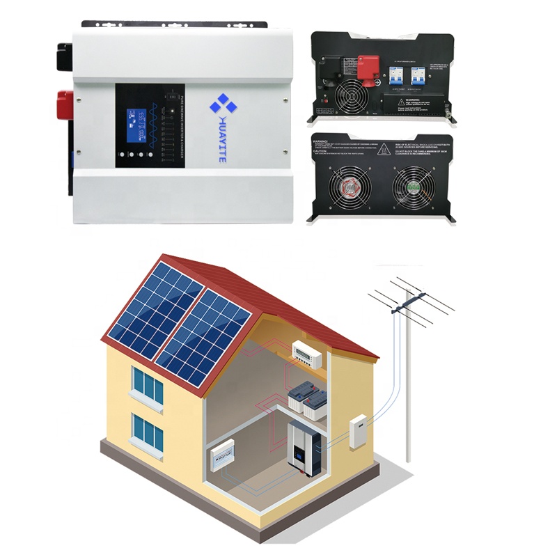 Гибридный солнечный инвертор 2 – обзор и цена Off Grid Solar Inverter 48V 6000W