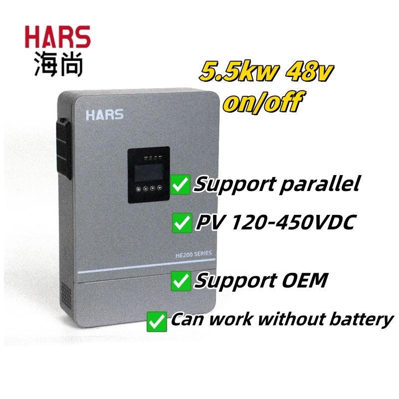 Гибридный солнечный инвертор 3 – обзор и цена Hybrid Solar Inverter 5.5Kw Mppt 48V